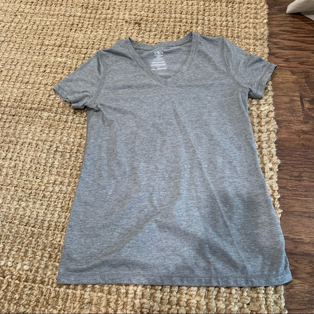 Grey workout shirt